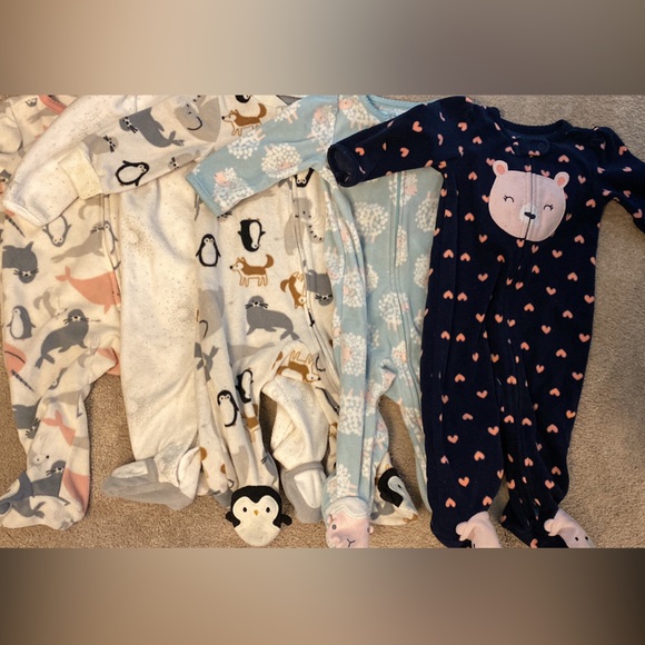 Fleece Carter  onesies - Picture 1 of 1